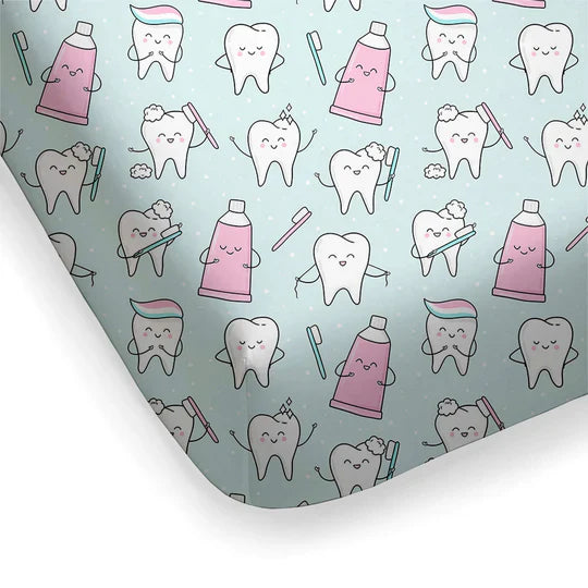 Dental Fitted Crib Sheet